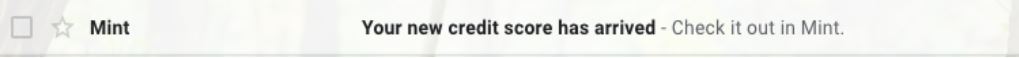 mint email subject line